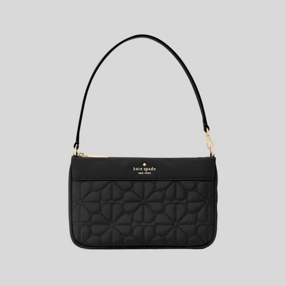 kate spade Handbags - Kate Spade Black Quilted Convertible Wrislet